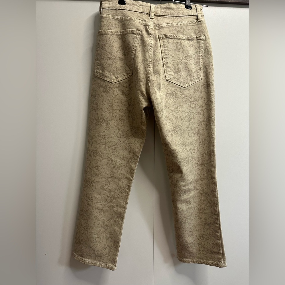 Zara Beige Straight Leg Women's Jeans - Picture 5 of 6